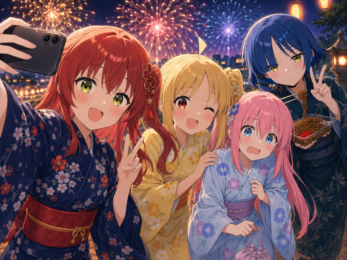 【ぼっち・ざ・ろっく！SS】ぼっちの夏祭りサバイバル｜人混みを攻略するステルス作戦