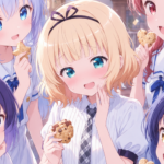 手作りクッキーを囲んで楽しそうに談笑するごちうさメンバーのシャロ誕生日2026年のアイキャッチイラスト